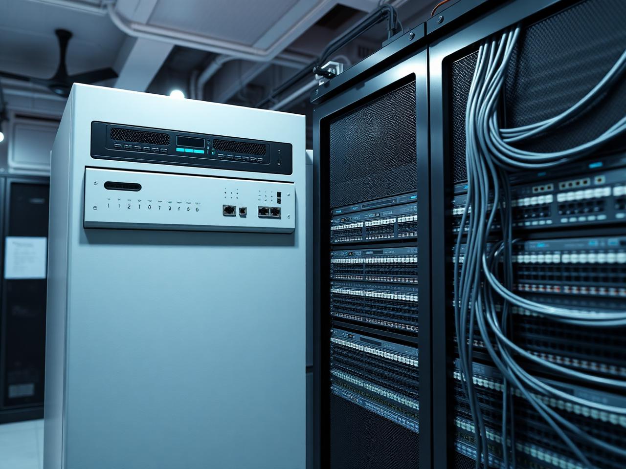 Firewall und Netzwerktechnik im Serverraum