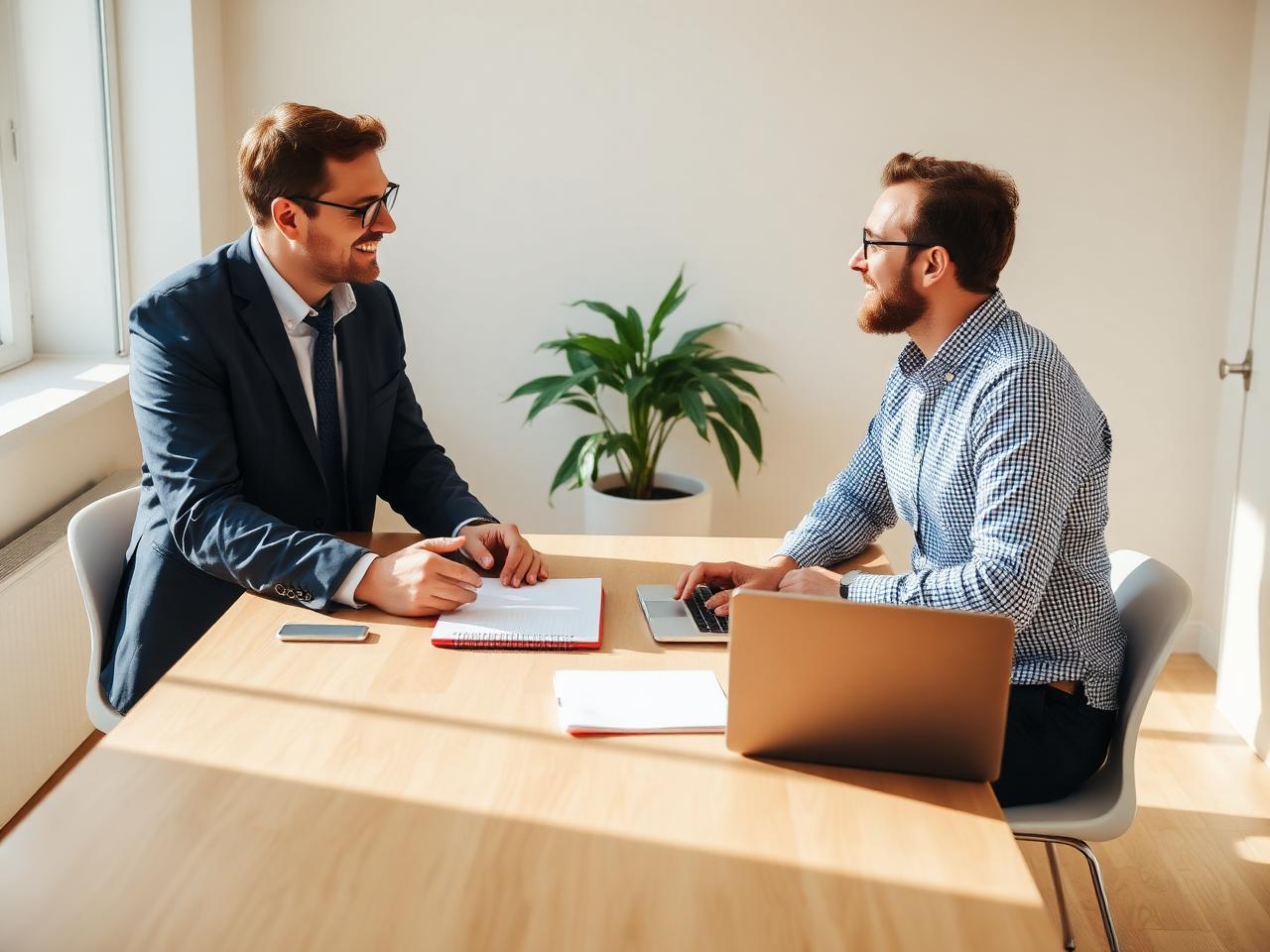 Beratungsgespräch von Backup4IT mit einem Kunden