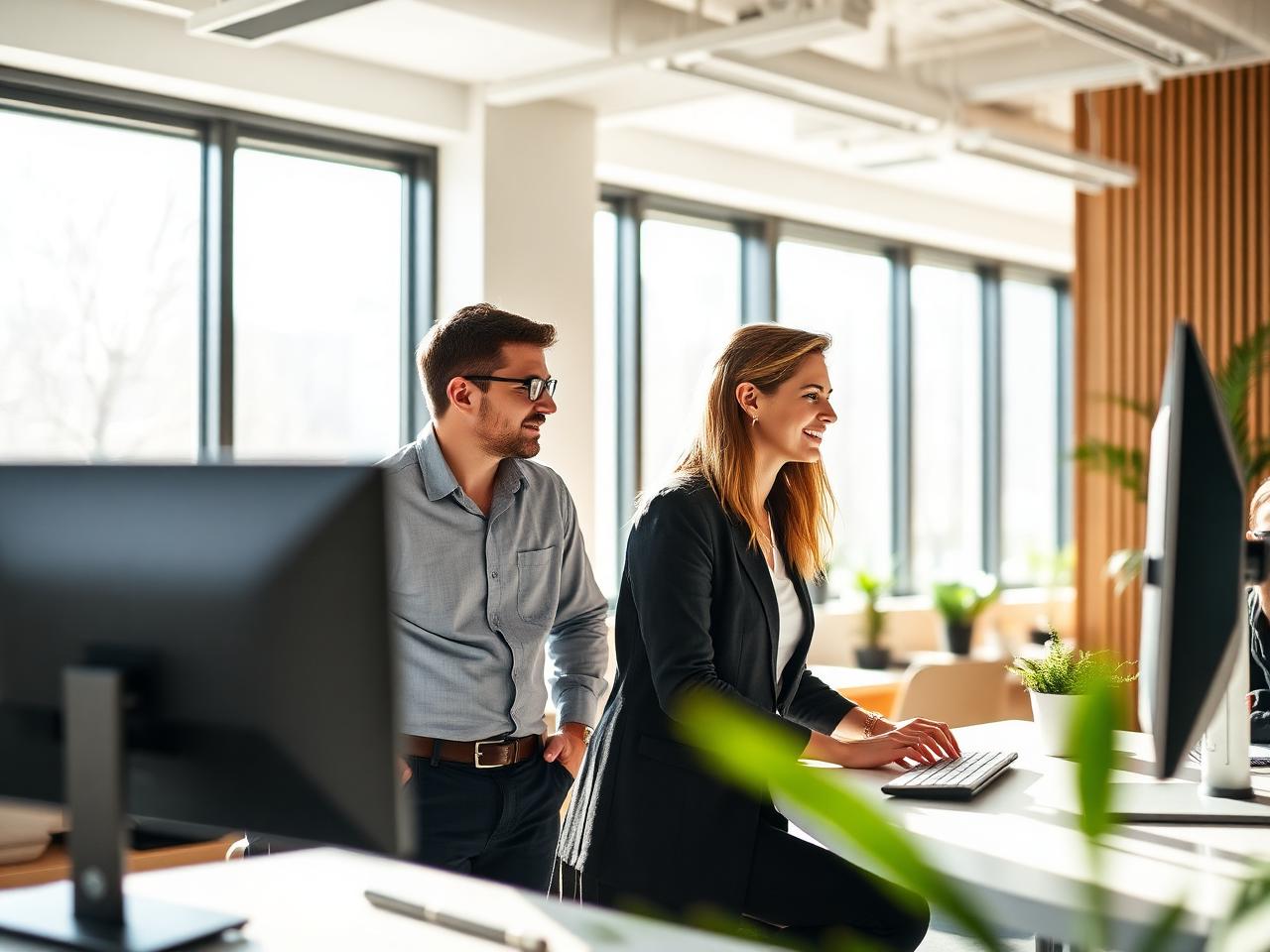 Team von Backup4IT bei der Arbeit im Büro in Stade